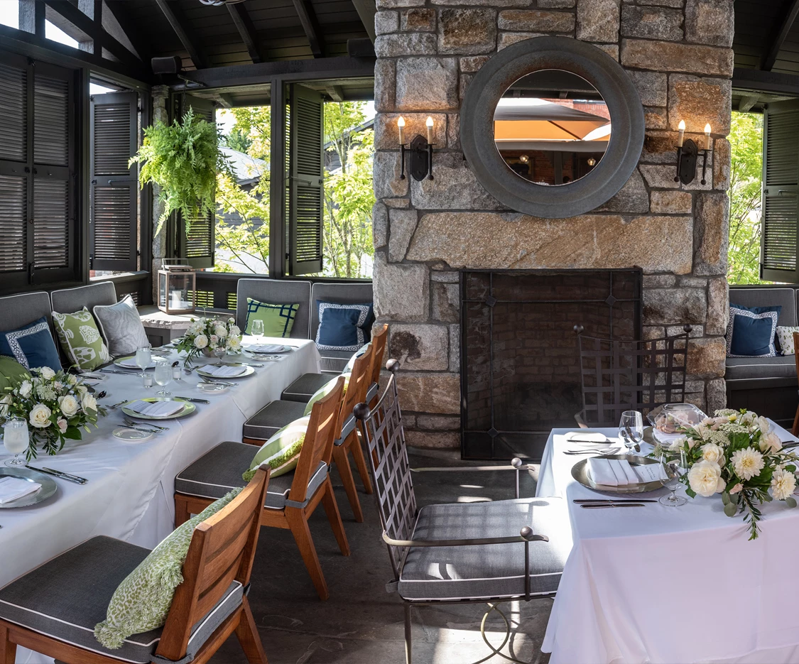 a table set for a party