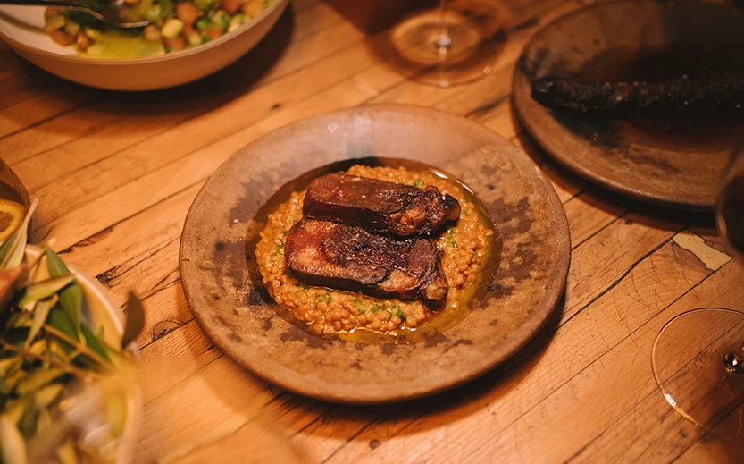 food on a plate