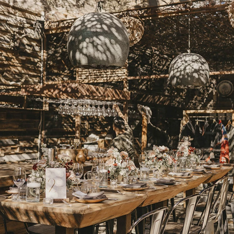a table set for a party