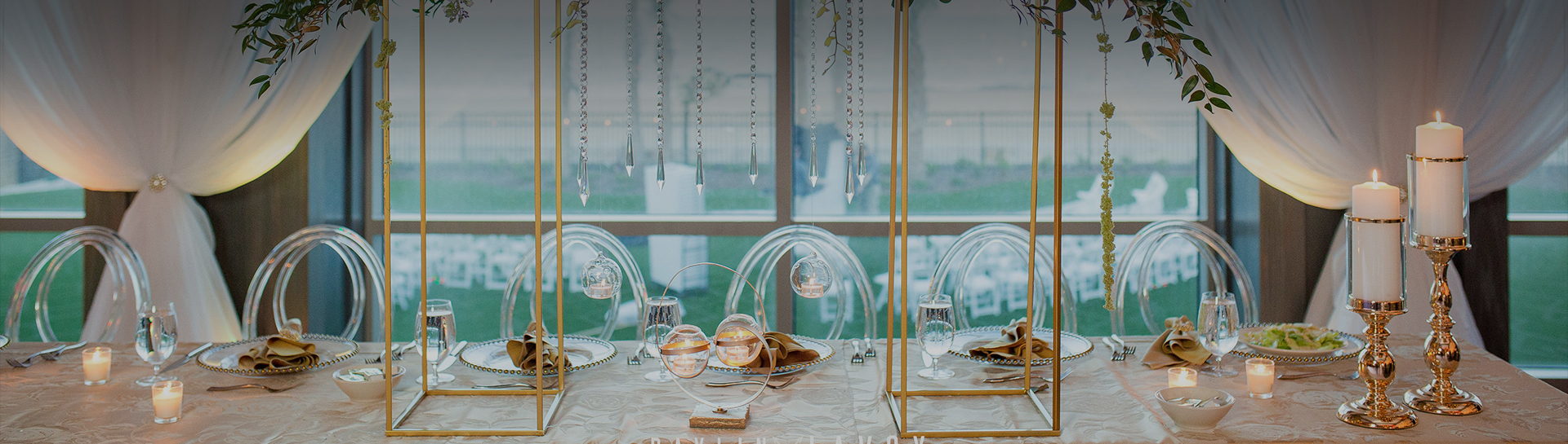 a table set for a dinner party