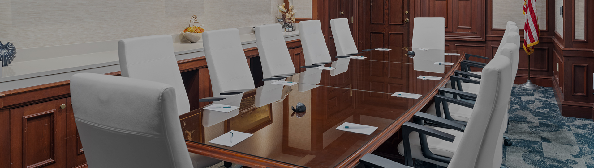 a table with papers on it