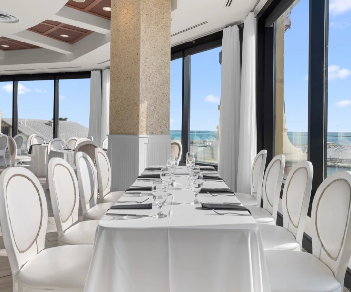 a table set for a dinner party