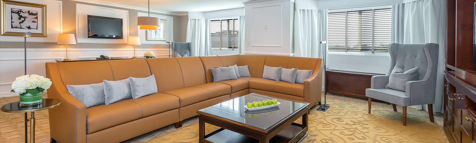 a couch in a living room