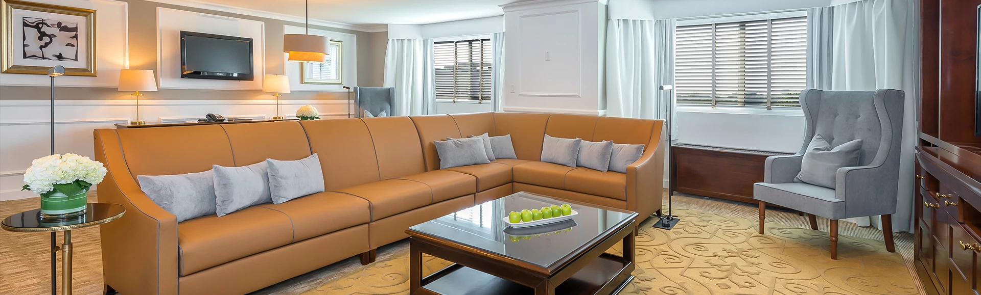 a couch in a living room