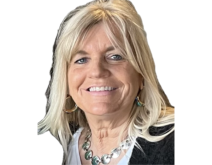 a woman smiling at the camera