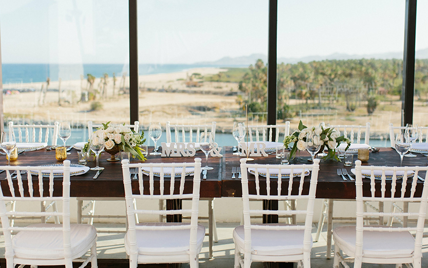 a table set for a wedding