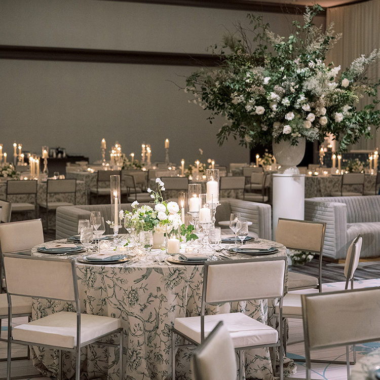 a table set for a dinner party