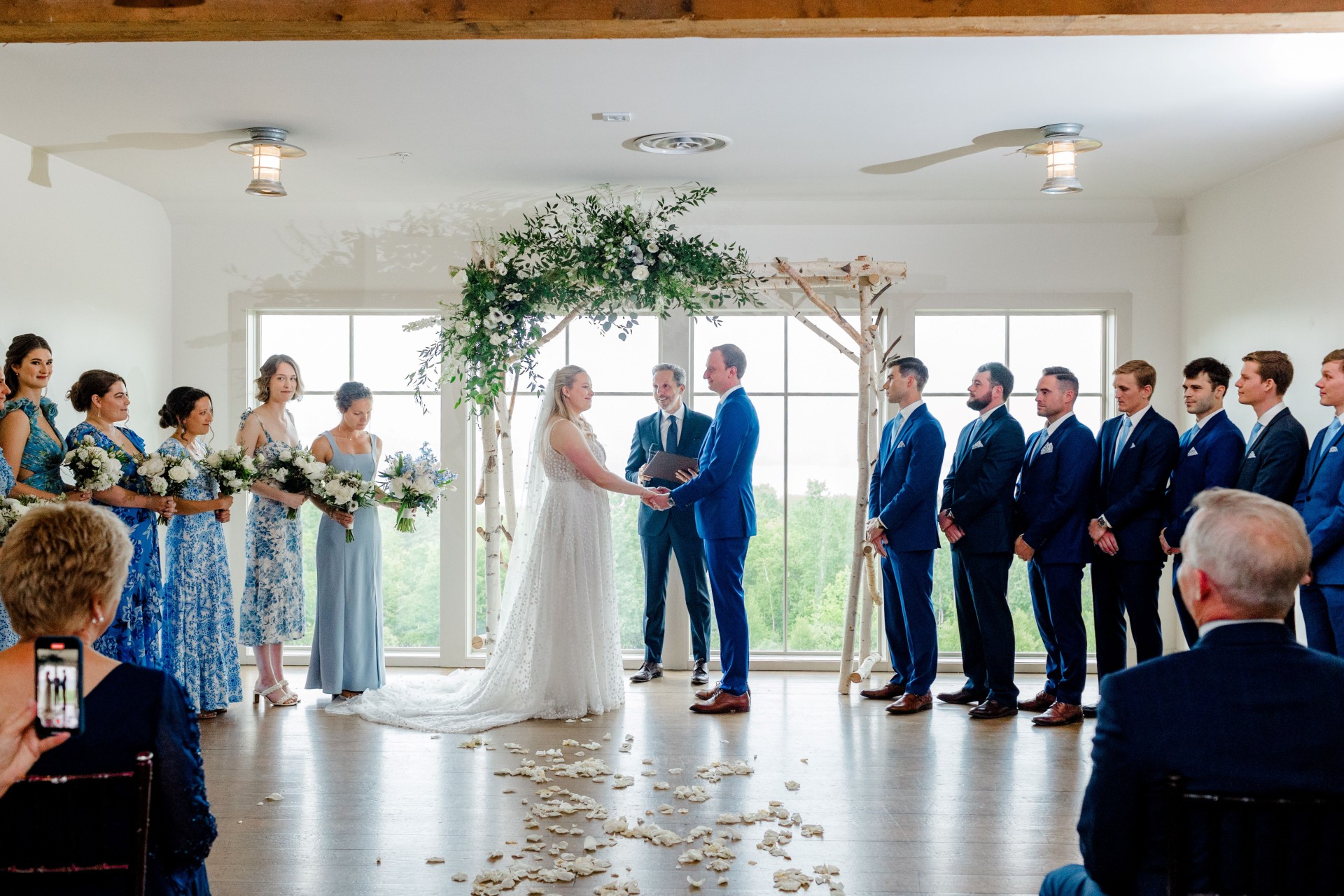 a bride and groom getting married by Anne Mientka
