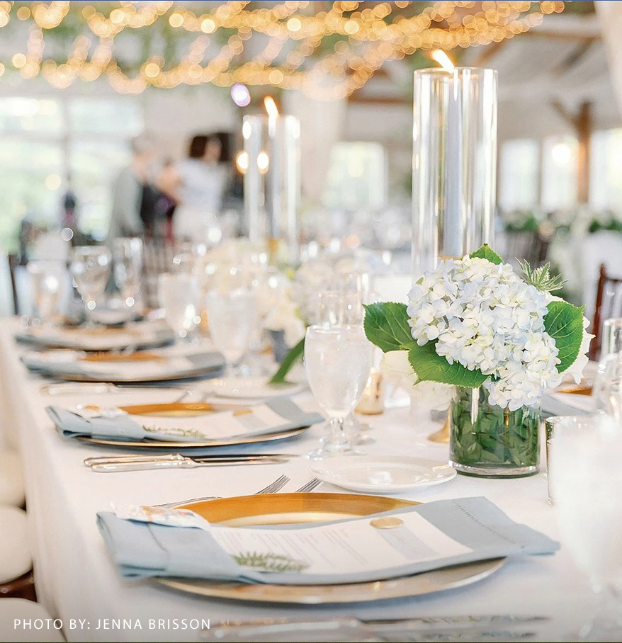 a table set for a party