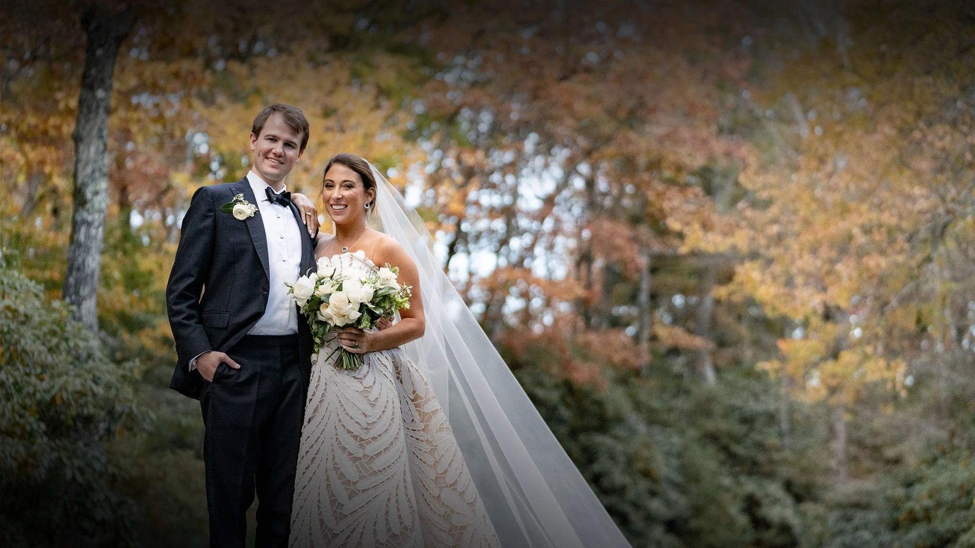 a man and woman posing for a picture