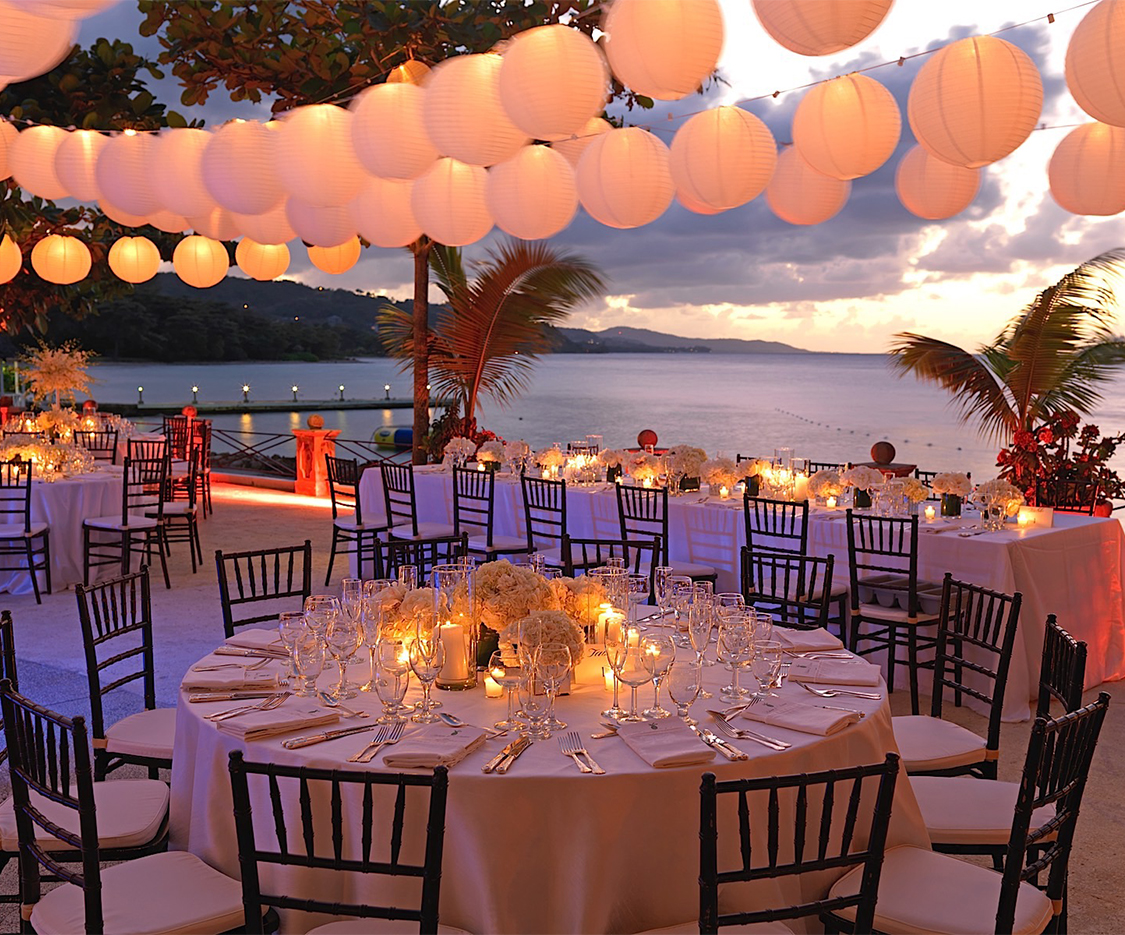 a table set for a party