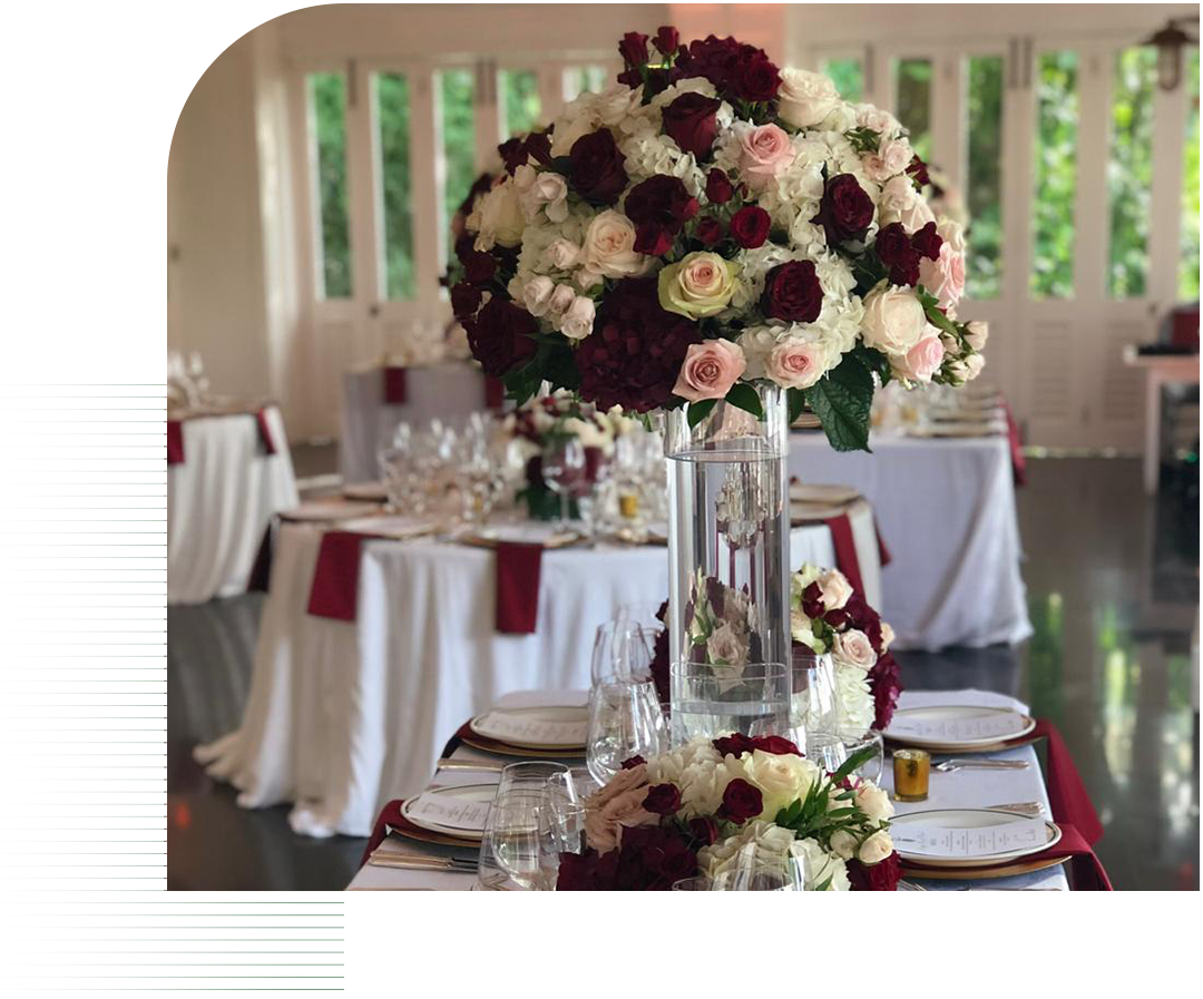 a table set for a dinner party