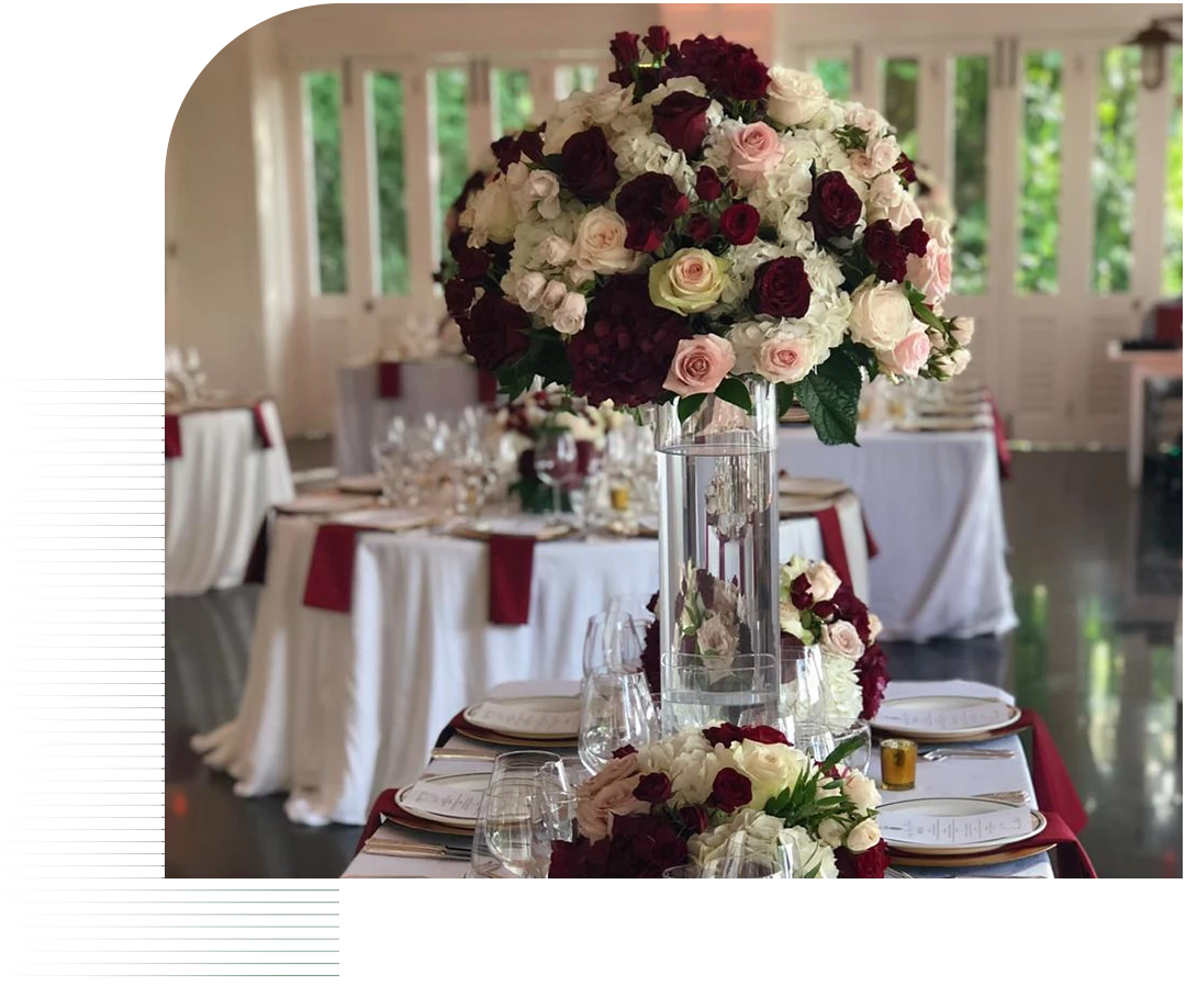 a table set for a dinner party