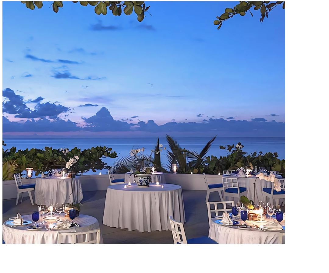 a table set up for a dinner party