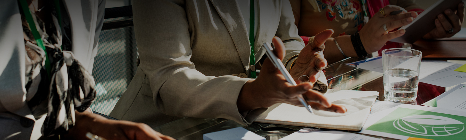 a person holding a pen