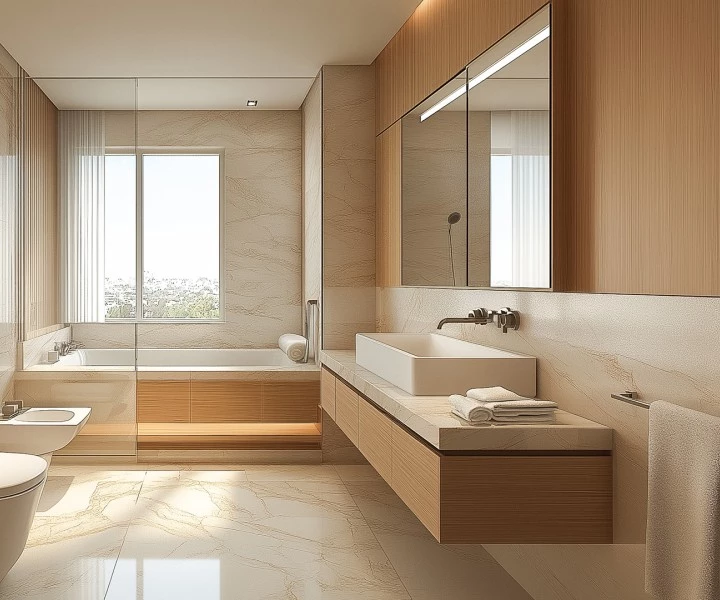 a bathroom with a sink and a bathtub