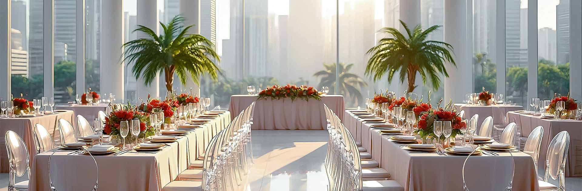 a table set for a dinner party