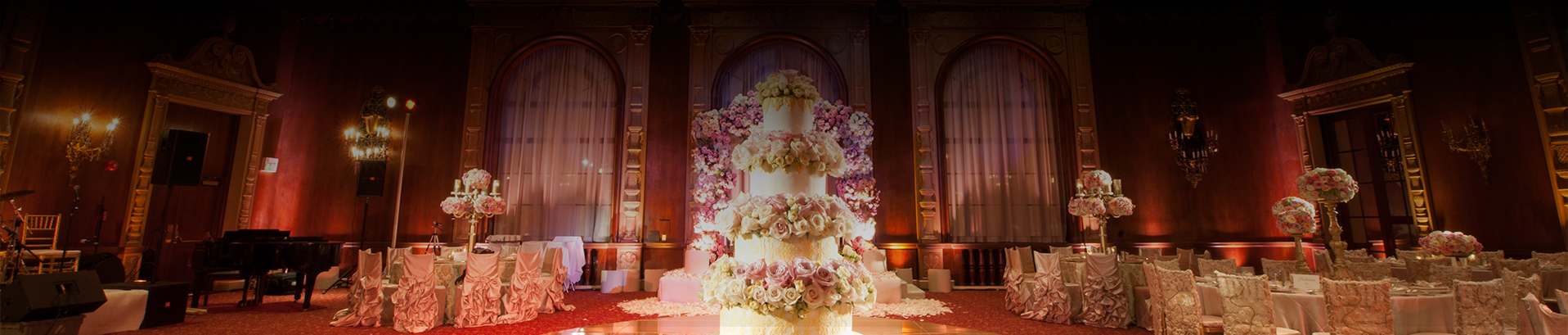 a cake with flowers on the top