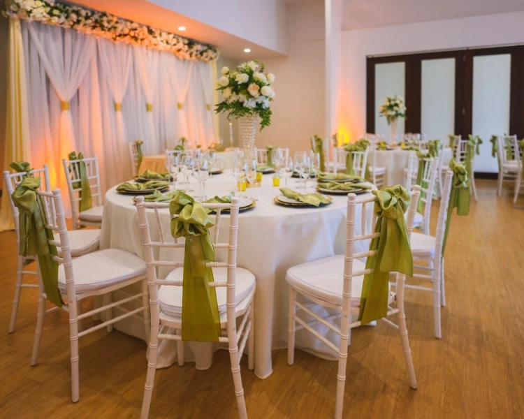 a table set for a party