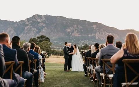 a couple in a wedding dress
