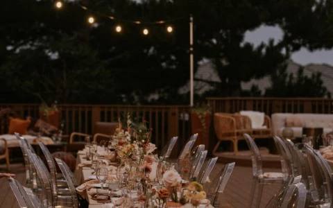 a table set for a dinner party