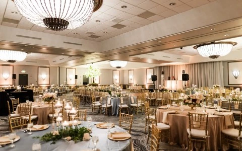 a room with tables and chairs